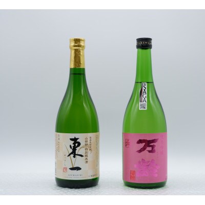 佐賀の日本酒飲み比べ　東一 山田錦 特別純米酒・万齢　希　純米吟醸 720ml×2本　KuraMas