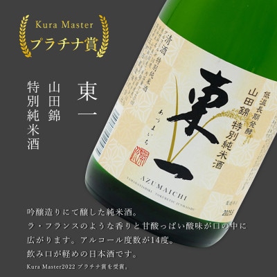 《厳選》佐賀の日本酒飲み比べ 東一 七田　720ml×2