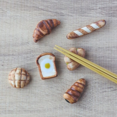 有田焼 パン 箸置き 6点セット
