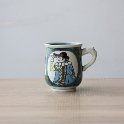 有田焼 錦南蛮ペアマグカップ　