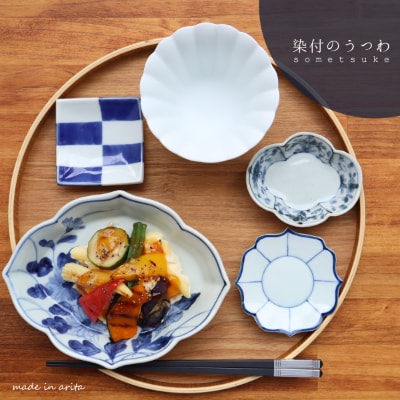 有田焼 まるふくオリジナル染付福袋5点セット　A30-435