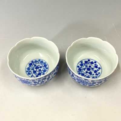 中尾龍純作 染付三彩色 碗皿 | 有田焼の有光堂 | 源右衛門窯特約
