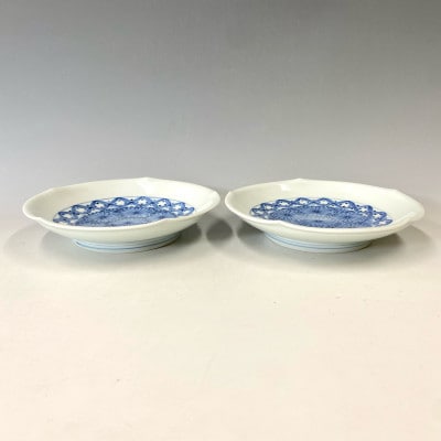 有田焼和紙染ぐい呑み 中尾英純作 中仙窯 - メルカリ