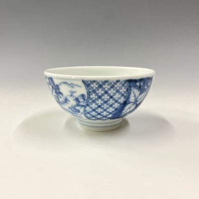 有田焼・中仙窯・中尾英純　染付祥瑞飯碗