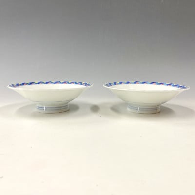 有田焼　中仙窯　中尾英純　染付鉢2個セット