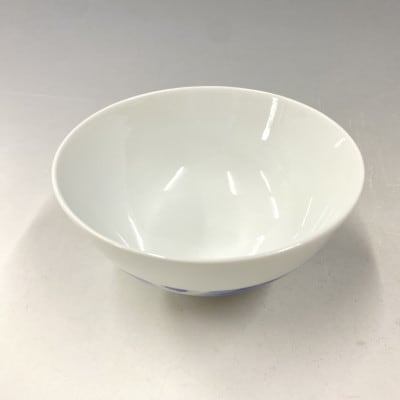 有田焼・中仙窯・中尾英純　和紙染ぼかし文飯碗
