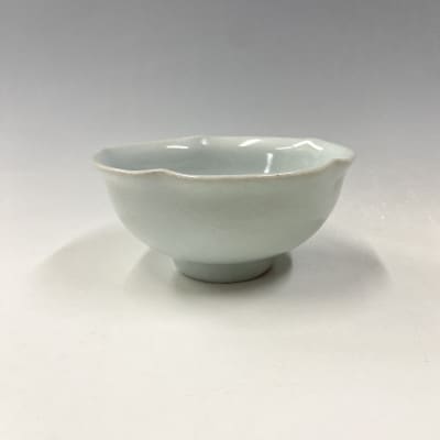 有田焼　中仙窯　中尾恭純　青磁五方押鉢