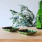 有田焼　織部釉縁錆菱型皿 2個セット【福泉窯xARITAYAKI-STORE】デザート皿