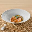 【有田焼】李白駒筋彫 6.5寸多用鉢/乃利陶窯