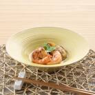 【有田焼】萌黄釉駒筋彫 6.5寸多用鉢/乃利陶窯