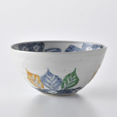 【有田焼】李白古染錦紫陽花紋様6寸多用丼/乃利陶窯