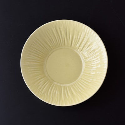 【有田焼】萌黄鎬彫19.5cm多用鉢/乃利陶窯