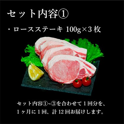 【毎月定期便】ありたぶた人気商品6種セット(Aセット)全12回
