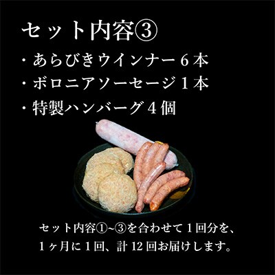 【毎月定期便】ありたぶた大満足7種セット(Sセット)全12回