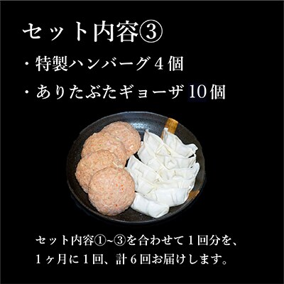 【毎月定期便】ありたぶた定番商品5種セット(Bセット)全6回