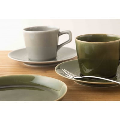 有田焼 KIHARA COLORTA コーヒーカップ&ケーキ皿4点セット