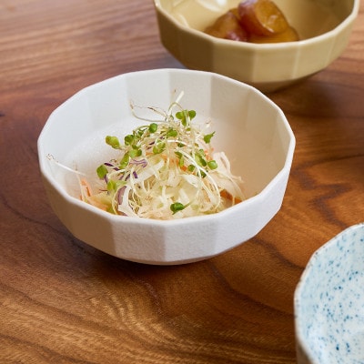 金善製陶所 10.5cm十六角ボウル 4枚セット 有田焼