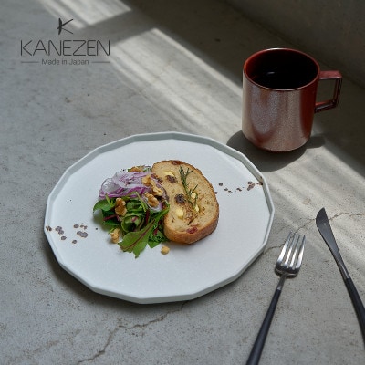 金善製陶所 23.5cm 十六角プレート 80カットマグ  2点セット 有田焼