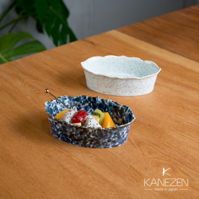 金善製陶所 15cmオーバルボウル(L) 2点セット 有田焼