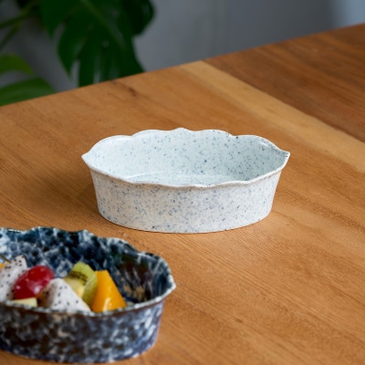 金善製陶所 15cmオーバルボウル(L) 2点セット 有田焼