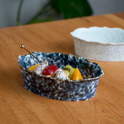 金善製陶所 15cmオーバルボウル(L) 2点セット 有田焼