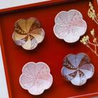 有田焼 まるぶん 梅形小皿 4個セット A18-29(有田町)