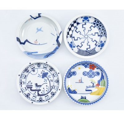 有田焼 まるぶん ZOA デイリーシリーズ 取皿 4枚セット A25-467(有田町)