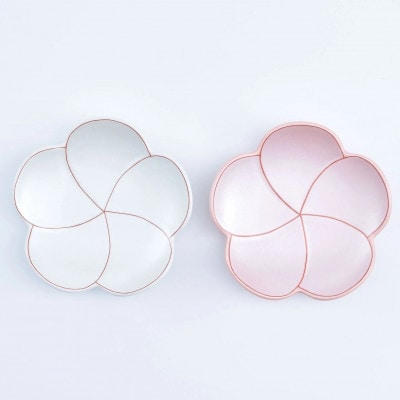 有田焼 まるぶん 梅形小皿 6個セット A25-355(有田町)