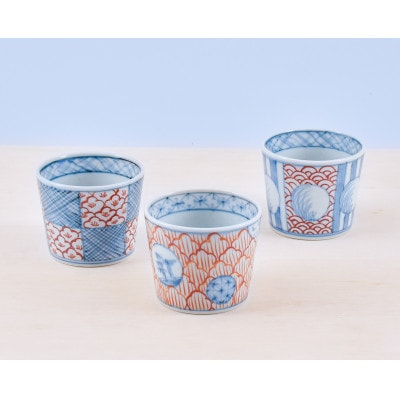 有田焼 まるぶん そば猪口3点セット A30-5(有田町)