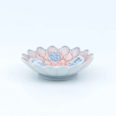有田焼 まるぶん 文青 菊形小皿 3個セット A30-442(有田町)