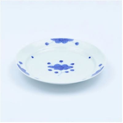 有田焼 まるぶん 青と白の可愛い食器3点セット(大皿・しずくの小皿・カップ)A20-470(有田町)