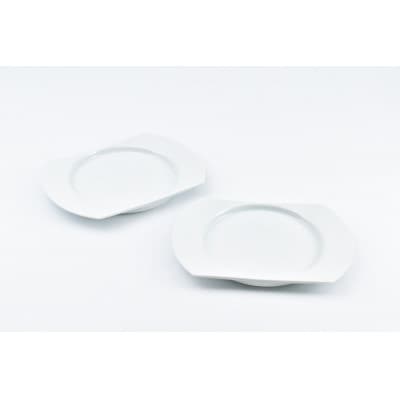 有田焼 カッティングリムプレートS 2枚セット 23cm【まるぶん】A25-502(有田町)