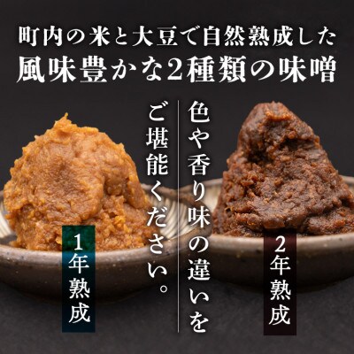 手作りみそ 「和味～やわらみ～」 Aセット (700g×2種)
