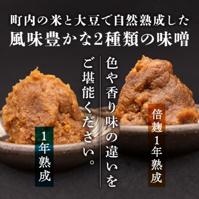 手作りみそ 「和味～やわらみ～」 Bセット (700g×2種)