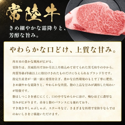 【和牛セレブ】常陸牛  リブローススライス 200g×8P