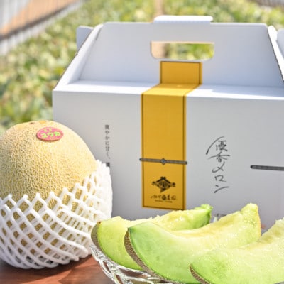 【さとふる限定】 優香メロン 4L × 2玉 先行予約 2027年5月上旬以降発送