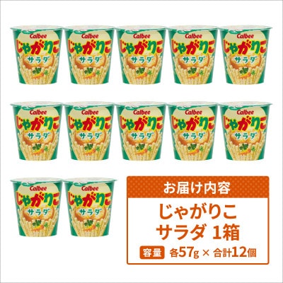 じゃがりこ サラダ 1箱(12個入)  カルビー