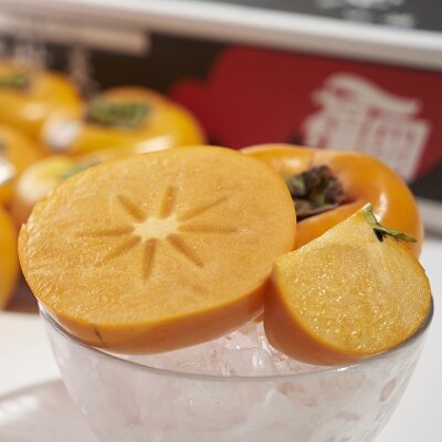 福岡限定【柿】秋王(あきおう)3kg箱(8-12玉)(遠賀町)