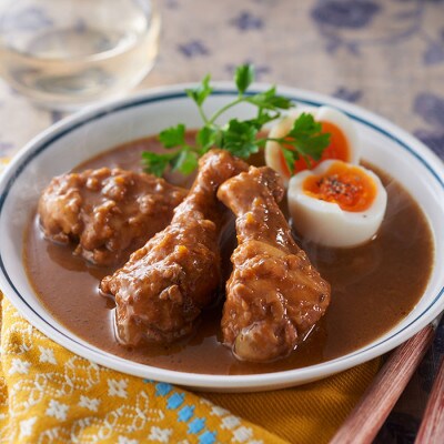 うまとろ!家族が喜ぶ、はかた一番どりの手羽煮2種類セット(合計250g×4袋)(遠賀町)