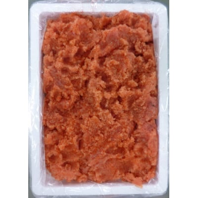 かねふく 〈無着色〉辛子明太子 並切　6kg(2kg×3箱)(遠賀町)