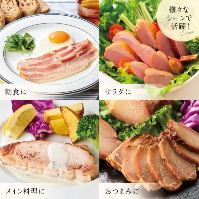 【マイスター山野井】5種類の焼豚とハム・ベーコン詰め合わせ [9種] ギフト 贈答用 セット
