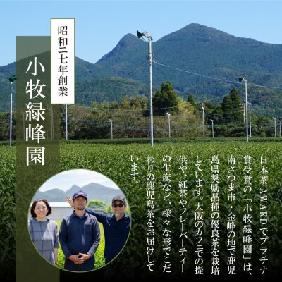 【鹿児島県産】特撰深蒸し茶「峰の誉」3本セット (100g×3袋)