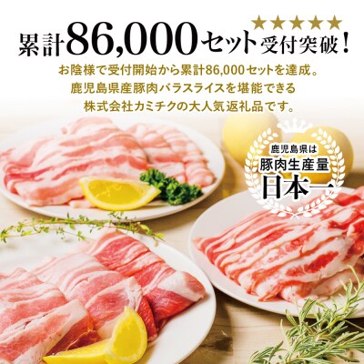 【鹿児島県産】豚バラスライス 250g×6P 計1.5kgセット