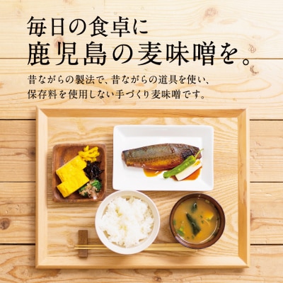 【坊津味噌】樽入り麦みそ3kg・黒豚みそ・かつおみその詰め合わせ ギフト 贈答 味噌 みそ 鹿児島 