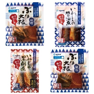 【袋のままレンジでOK】魚屋の腕自慢 煮魚12袋セット