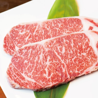 鹿児島県産黒毛和牛サーロインステーキ320g&カルビ焼肉300g