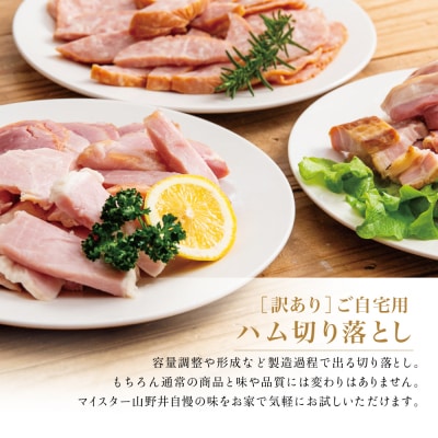 【訳あり】マイスター山野井 ご自宅用お楽しみパック(4種類以上・切り落とし)