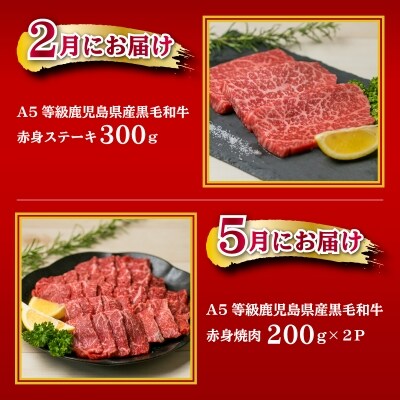 A5等級鹿児島黒毛和牛赤身定期便
