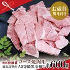 【お歳暮ギフト】黒毛和牛専門店 焼肉次郎長 A5等級 焼肉用 ロース 約600g