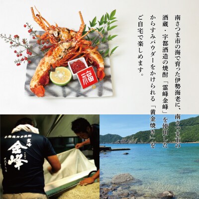 伊勢海老の黄金からすみ焼き